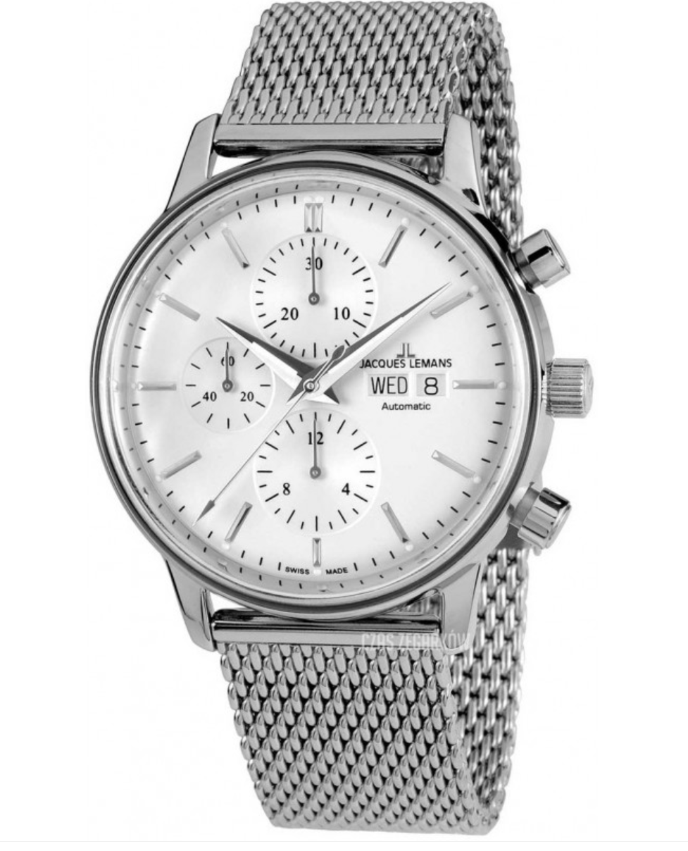 Jacques Lemans Retro Classic Chronograph Automatic Valjoux 7750 44mm N-208A